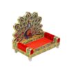 Laddu Gopal Handicraft Wooden Singhasan with Meenakari Design - Image 3