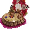 Laddu Gopal Wood Singhasan with LED Lights (Small (0 to 2)) - Image 3