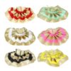 Laddu Gopal Multicolour Silk Dress For Summer With Jewellery Set ( Size 0 to 2 ) - Image 2