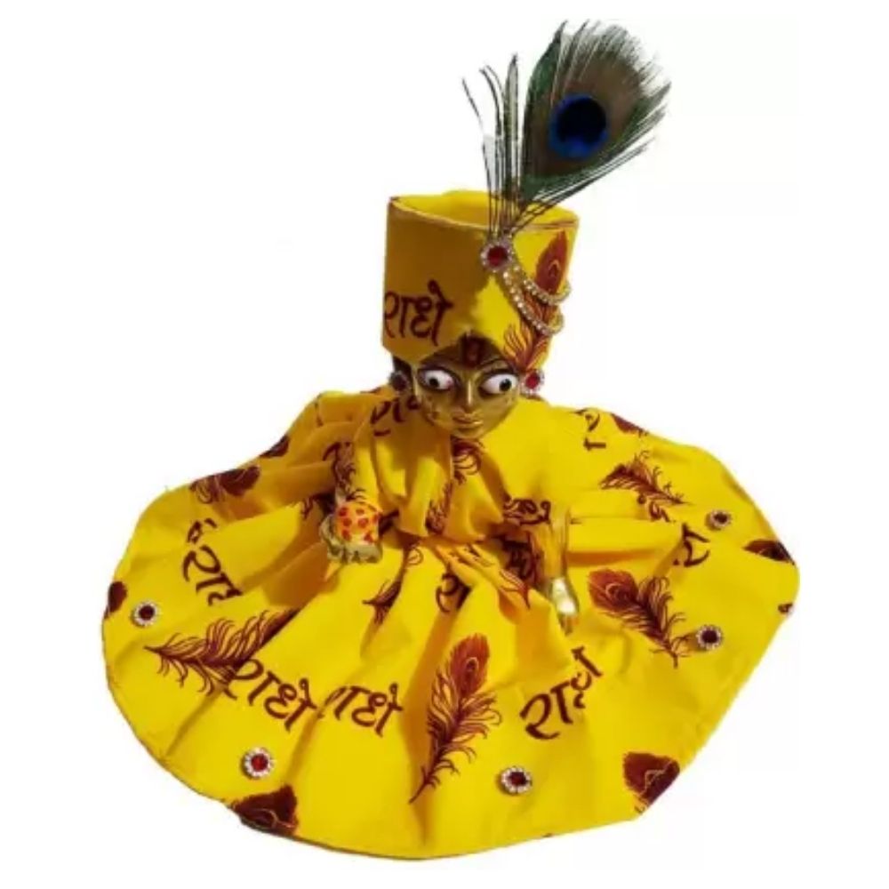 LADDU GOPAL PURE COTTON DRESS SUMMER POSHAK for Kanha ji/Balgopal/Thakur ji  ( PACK OF 3PC )
