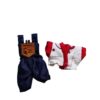 Laddu Gopal Cotton Jeans and T Shirt Dress (Size 1 & 2) - Image 2