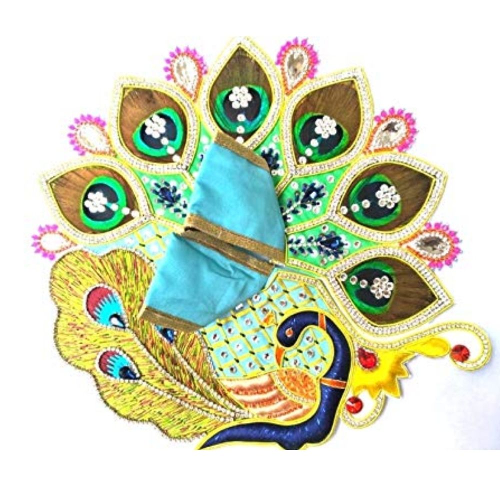 Laddu Gopal Peacock Dress