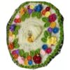 Laddu Gopal Winter Woolen Lotus Design Dress (Size 6) - Image 2