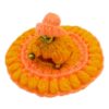 Laddu Gopal Beautiful Yellow Woolen Dress with Cap (Size 0) - Image 2