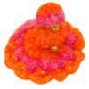 Laddu Gopal Orange & Pink Woolen Dress For Winter (Size 3) - Image 2