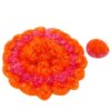 Laddu Gopal Orange & Pink Woolen Dress For Winter (Size 3) - Image 4