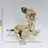 Laddu Gopal Gold Silver plated Idol Decorative Showpiece Size 6 cm - Image 4