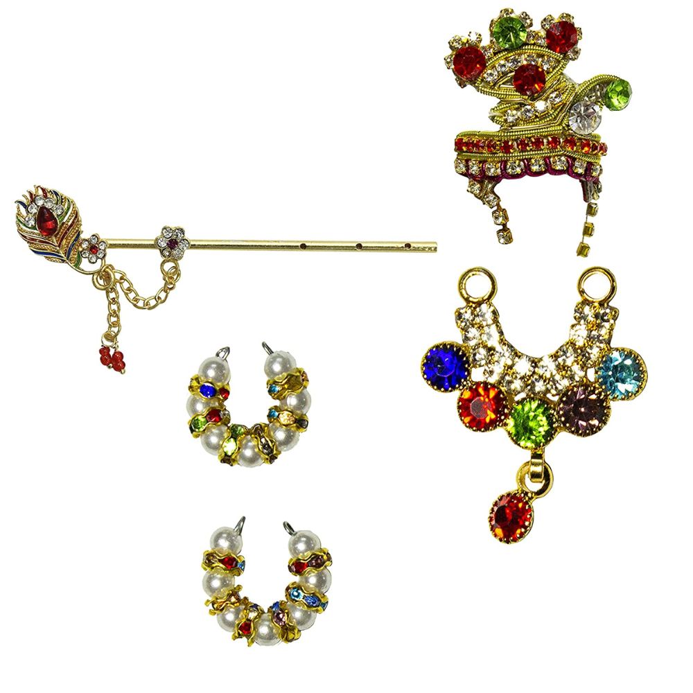 The Holy Mart Krishna Jewellery set