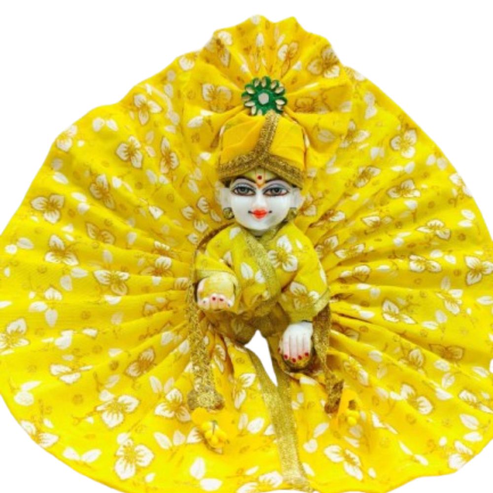 laddu-gopal-summer-dress-in-yellow