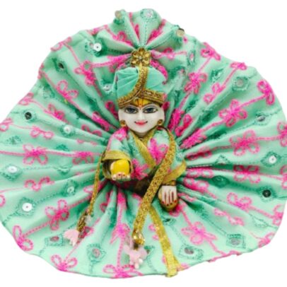 laddu-gopal-summer-poshak-in-light-green
