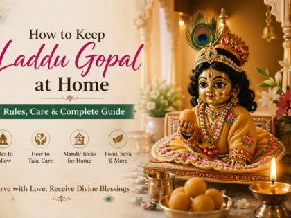 how to keep laddu gopal at home