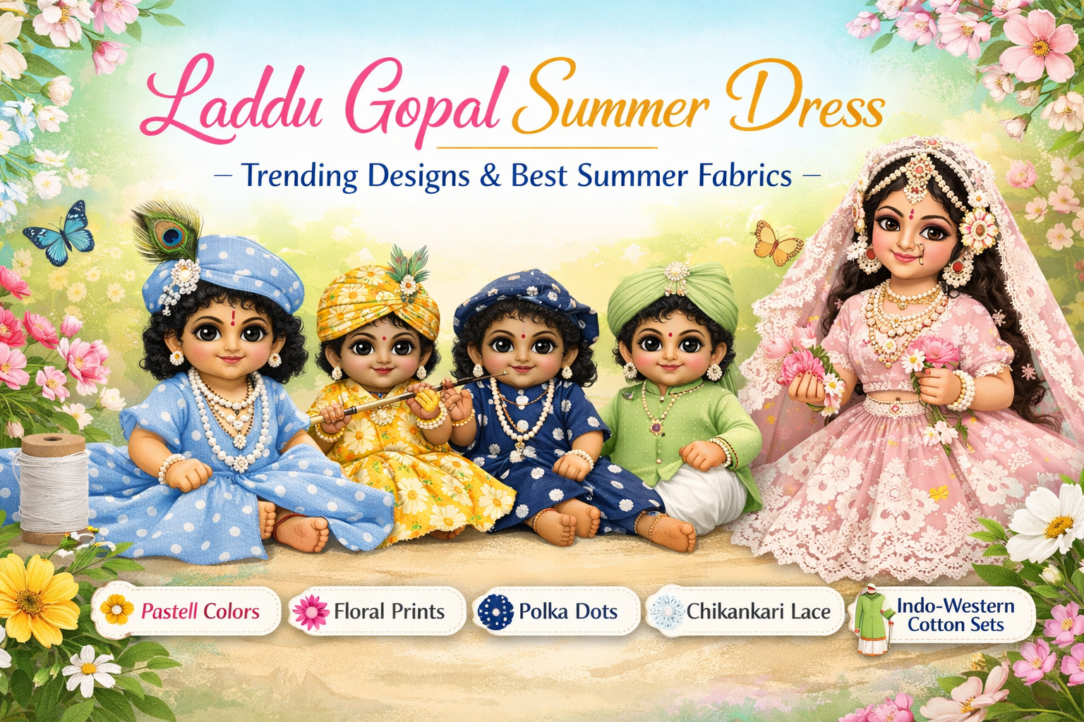 Laddu Gopal Summer Dresses