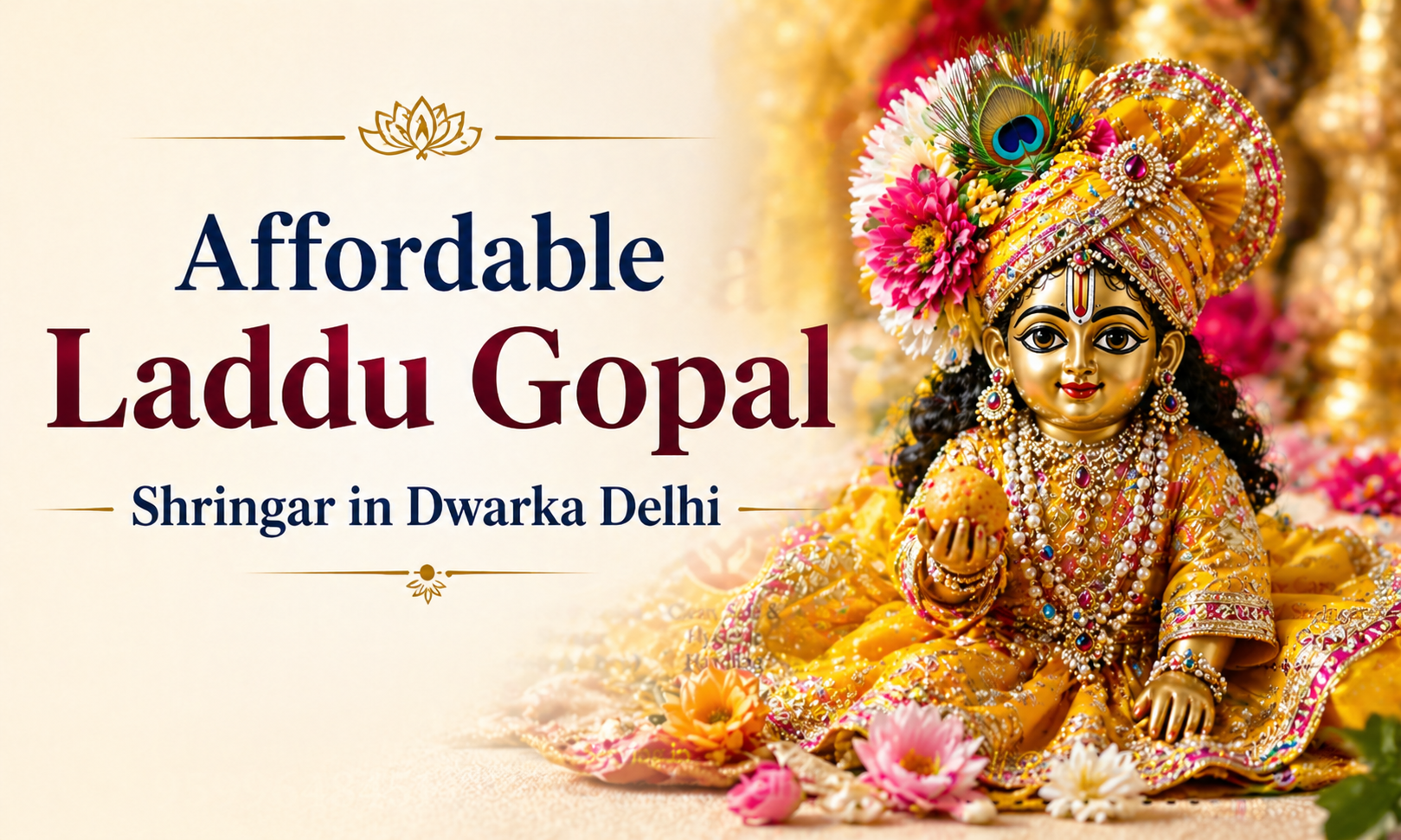 Affordable Laddu Gopal Shringar Service in Dwarka Delhi – Trusted & Reliable Experts