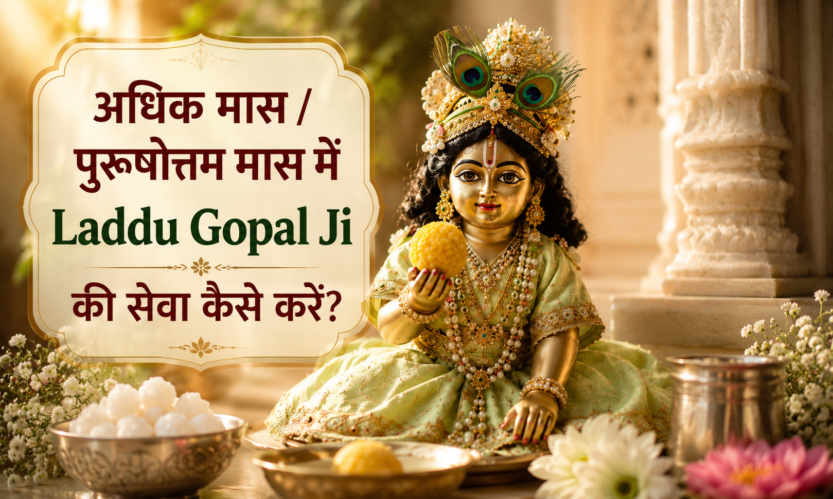 अधिक मास / पुरुषोत्तम मास में Laddu Gopal Ji की सेवा कैसे करें?