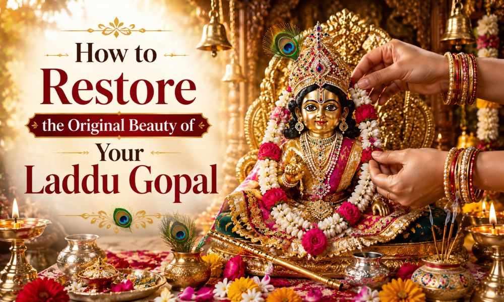 How to Restore the Original Beauty of Your Laddu Gopal with Shringaar