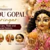 Professional Laddu Gopal Shringar Eyes, Lips, Tilak and Facial Details
