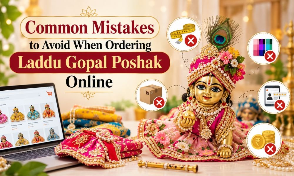 Common Mistakes to Avoid When Ordering Laddu Gopal Poshak Online